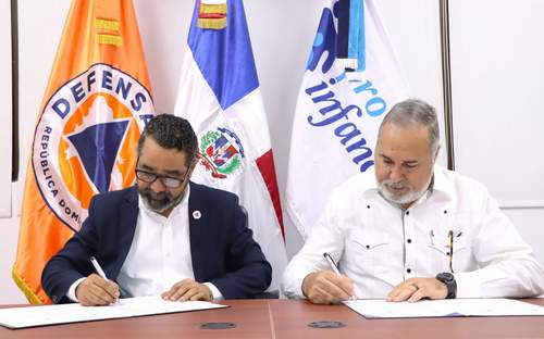 Defensa Civil y Proinfancia firman acuerdo de cooperación de cara a la Temporada Ciclónica 2025